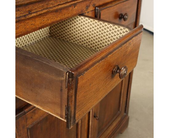 Credenza Piemontese con piattaia