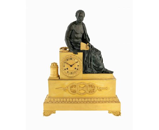 Orologio in bronzo dorato