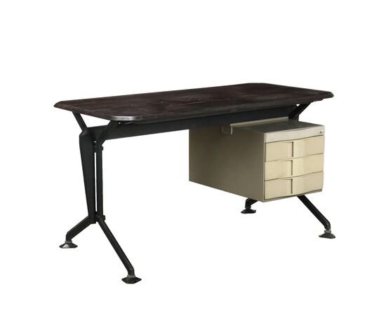 Scrivania 'Arco' di BBPR per Olivetti Anni 60-70
