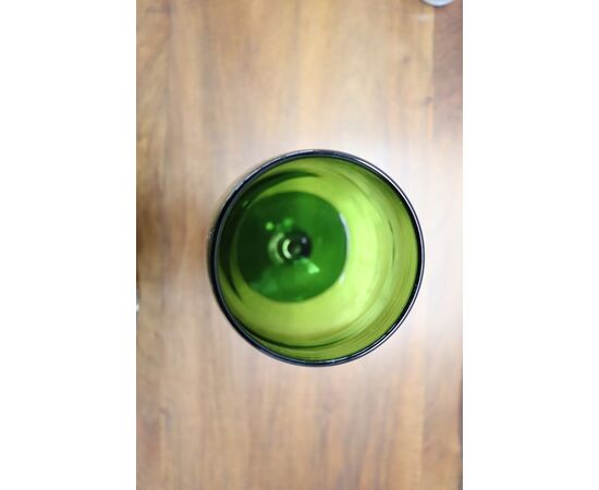 Vaso anni '60 in vetro di Empoli PREZZO TRATTABILE