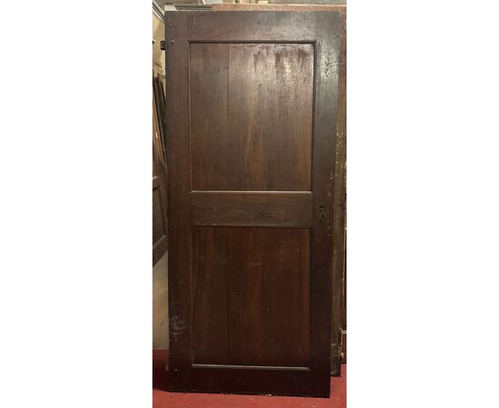 PTE152 - Antica porta semplice con ferri a farfalla, epoca '700, misure cm L 85 x H 194