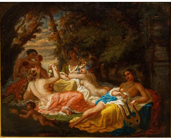 Scuola francese, primo quarto del XIX secolo, Odalische