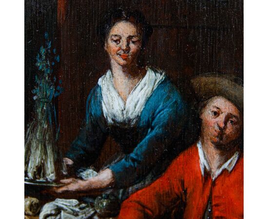 Jan Baptist Lambrechts (Anversa, 1680 – dopo il 1731), Nella cucina