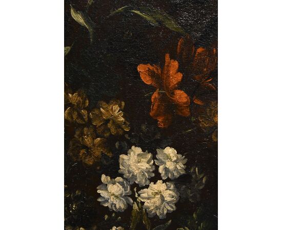 Composizione di fiori entro vaso sbalzato (3 di 3), Andrea Scacciati (Firenze 1642–1710)