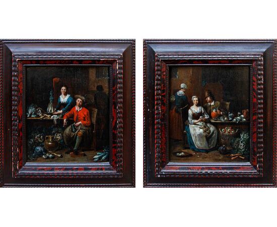 Jan Baptist Lambrechts (Anversa, 1680 – dopo il 1731), Nella cucina