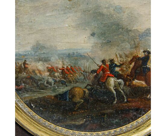 Scuola francese, ultimo quarto del XVIII secolo, La battaglia di Denain