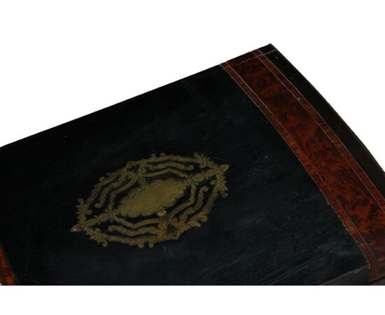 Scatola Porta Giochi Dadi e Carte Stile Boulle