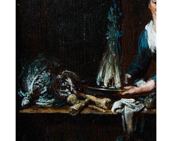 Jan Baptist Lambrechts (Anversa, 1680 – dopo il 1731), Nella cucina
