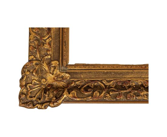 Grande cornice in legno dorato - O/6499 -