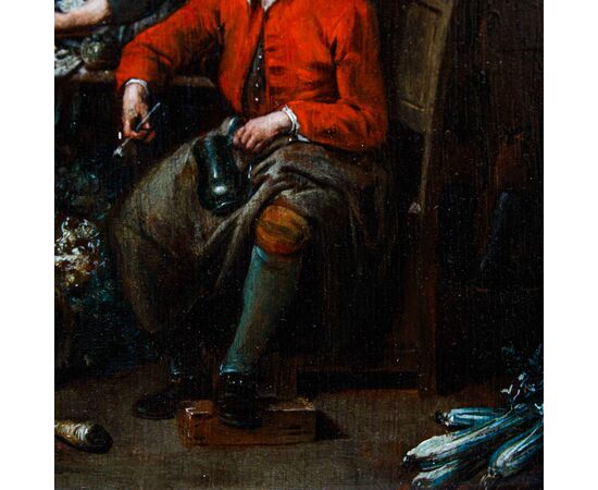 Jan Baptist Lambrechts (Anversa, 1680 – dopo il 1731), Nella cucina
