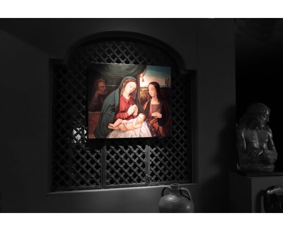 Francesco Rizzo da Santacroce (1485-1545) - Sacra famiglia 