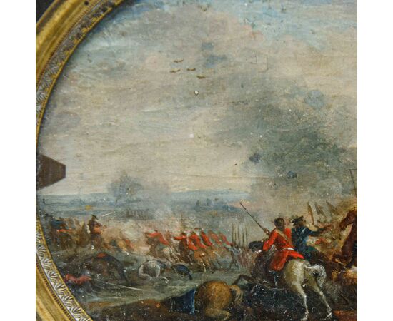 Scuola francese, ultimo quarto del XVIII secolo, La battaglia di Denain