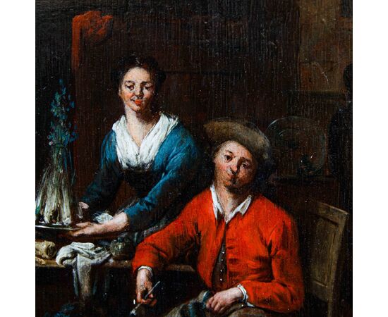 Jan Baptist Lambrechts (Anversa, 1680 – dopo il 1731), Nella cucina