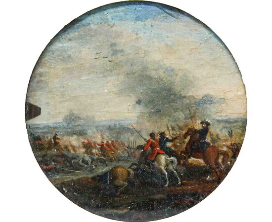 Scuola francese, ultimo quarto del XVIII secolo, La battaglia di Denain