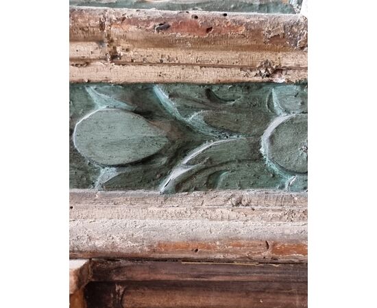 Cornice centinata da pala d’altare, Veneto, fine XVI – inizi XVII secolo