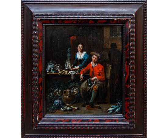 Jan Baptist Lambrechts (Anversa, 1680 – dopo il 1731), Nella cucina
