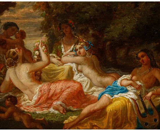 Scuola francese, primo quarto del XIX secolo, Odalische