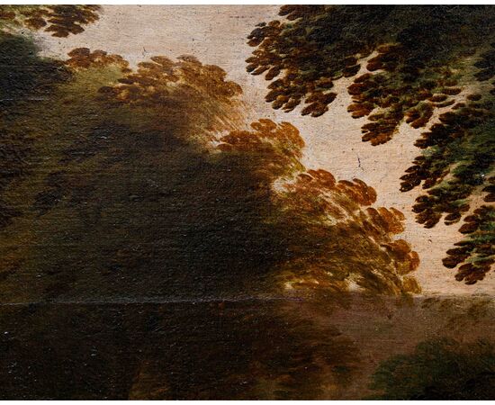 Seguace di Jacques van der Wijen (Amsterdam 1586 – 1638)  Caccia al cervo