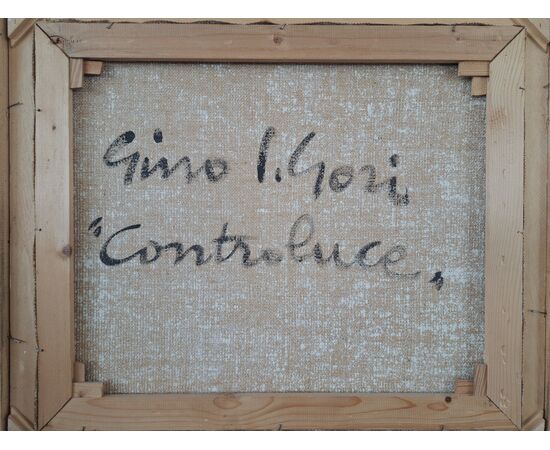 Gino Paolo Gori, "Controluce", olio su tela