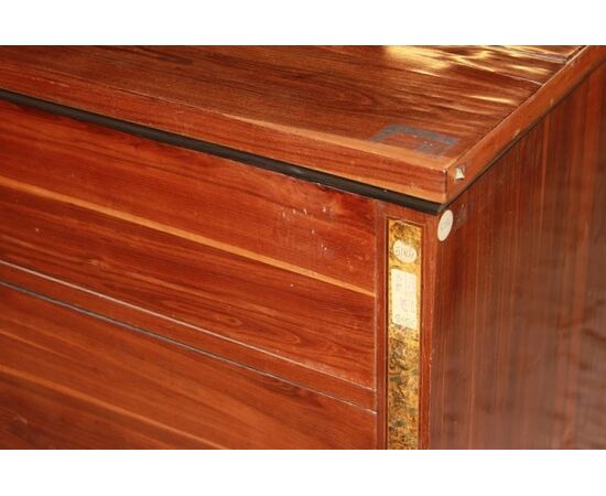 Comoncino di fine 1700 inizio 1800 stile Luigi XVI in legno di palissandro