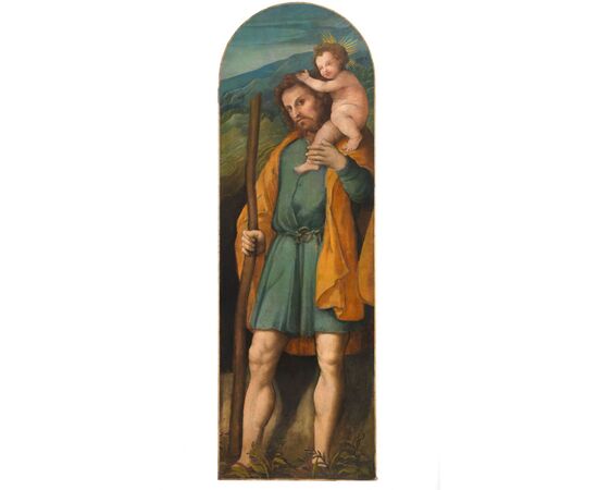 San Sebastiano e San Cristoforo, Zenone Veronese (Verona, 1484 - Salò (Bs) post 1542-ante 1554)