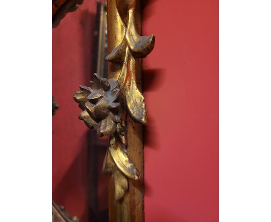 Specchiera in legno dorato - Epoca '700 Italiana