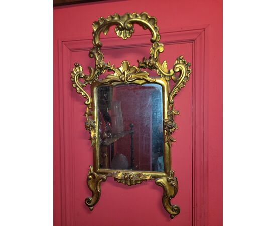 Specchiera in legno dorato - Epoca '700 Italiana