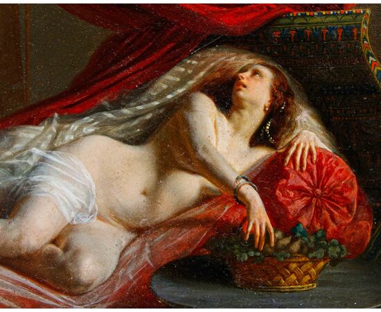 Jean Louis Victor Viger de Vigneau (Argentan, 1819- Parigi, 1879), La morte di Cleopatra