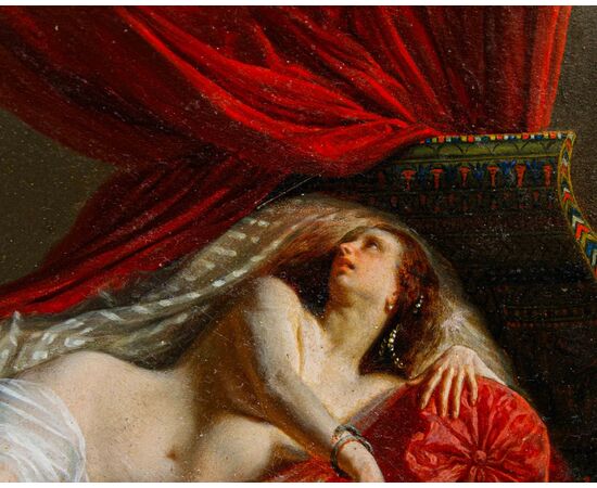 Jean Louis Victor Viger de Vigneau (Argentan, 1819- Parigi, 1879), La morte di Cleopatra