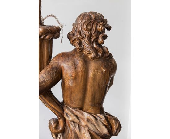 Scultore italiano del XVII secolo,  coppia di candelieri