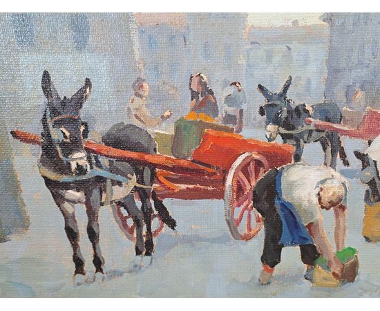 Gino Paolo Gori, "Controluce", olio su tela