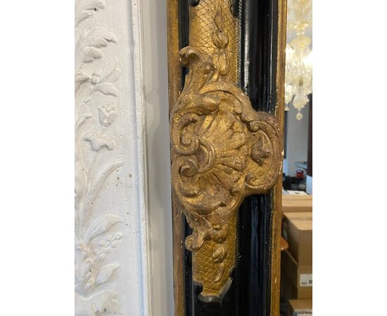 Specchiera in legno dorato