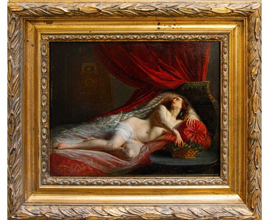 Jean Louis Victor Viger de Vigneau (Argentan, 1819- Parigi, 1879), La morte di Cleopatra