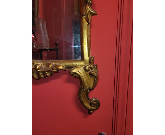 Specchiera in legno dorato - Epoca '700 Italiana