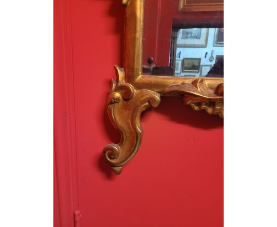 Specchiera in legno dorato - Epoca '700 Italiana