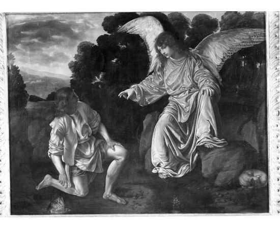 Tobiolo e l’Angelo - Giovanni Gerolamo Savoldo (Brescia, 1480 circa – post 1548) Seguace di
