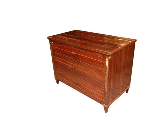 Comoncino di fine 1700 inizio 1800 stile Luigi XVI in legno di palissandro