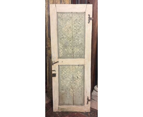PTL699 - Porta in legno laccata, epoca '800, misure cm L 70 x H 191