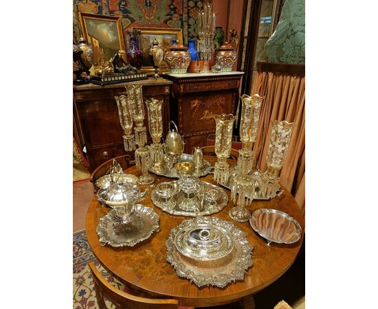 Coppia di girandol Baccarat 