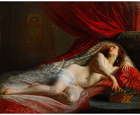 Jean Louis Victor Viger de Vigneau (Argentan, 1819- Parigi, 1879), La morte di Cleopatra