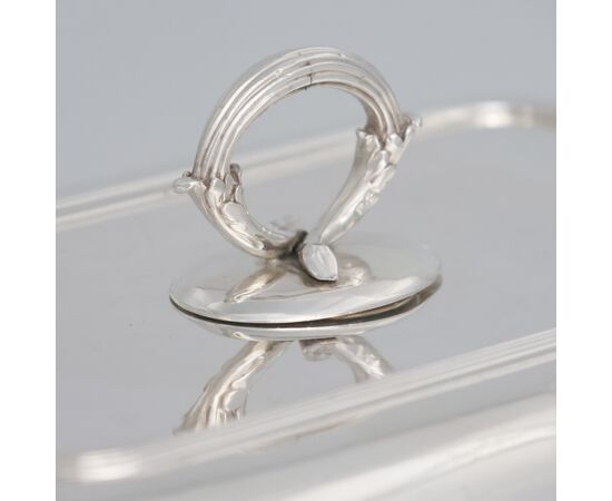 Coppia di legumiere e coperchio in argento sterling Giorgio III, Paul Storr, Londra, 1800