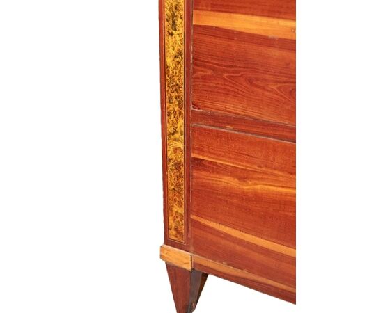 Comoncino di fine 1700 inizio 1800 stile Luigi XVI in legno di palissandro