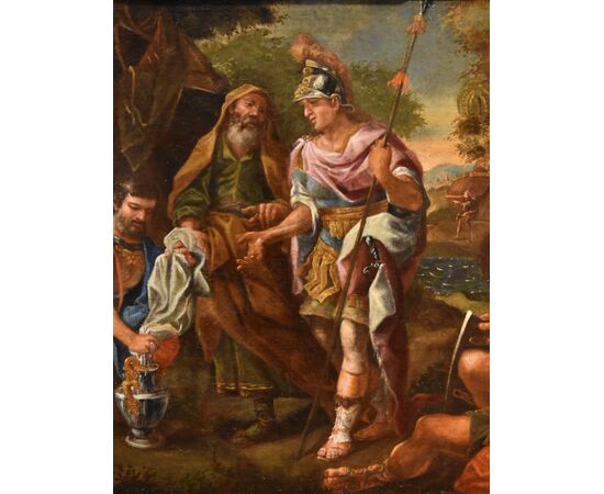 Alessandro Magno al sepolcro di Achille, Francesco De Mura (Napoli, 1696 – Napoli, 1782) Bottega di 