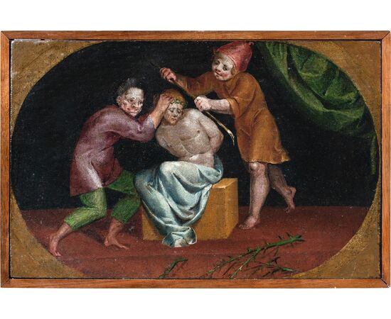 Pittore italiano (XVI sec.) - Cristo deriso.