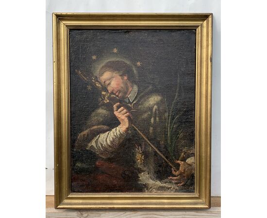 Pittore italiano (XVIII secolo) - San Giovanni Nepomuceno.
