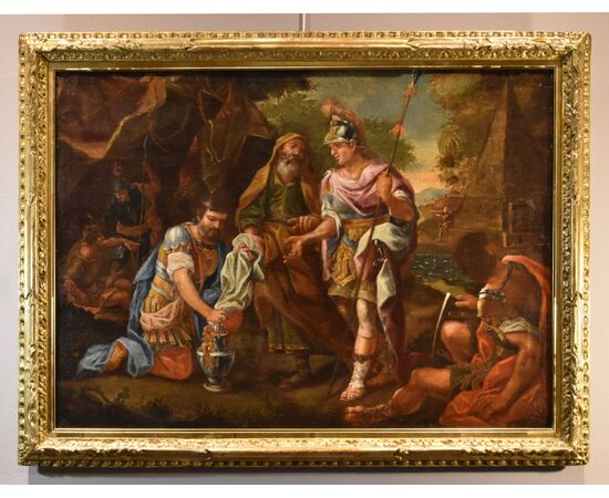 Alessandro Magno al sepolcro di Achille, Francesco De Mura (Napoli, 1696 – Napoli, 1782) Bottega di 