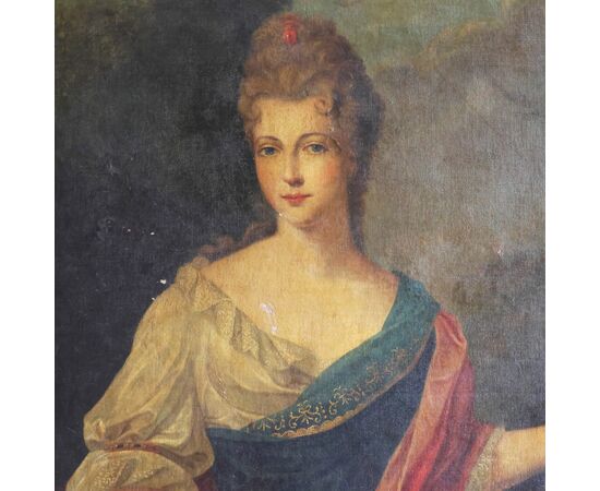 Ritratto di nobildonna, XVIII secolo, olio su tela