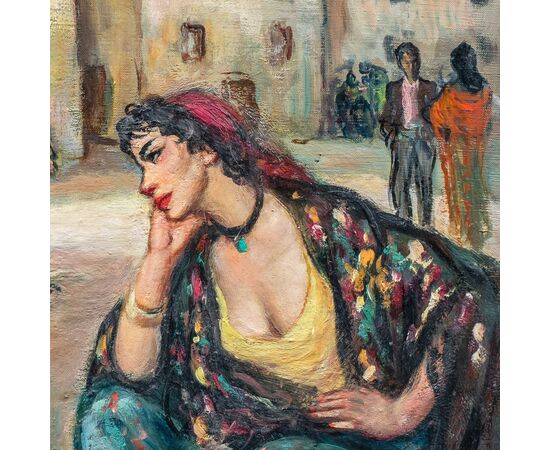 Georgette Nivert (French, 1900 c.) - Le spagnole.