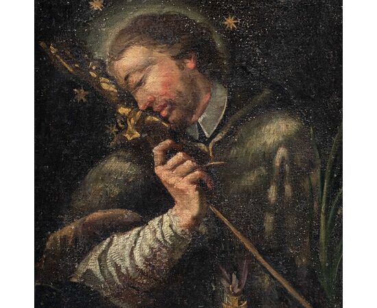 Pittore italiano (XVIII secolo) - San Giovanni Nepomuceno.