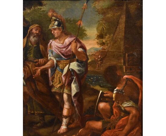 Alessandro Magno al sepolcro di Achille, Francesco De Mura (Napoli, 1696 – Napoli, 1782) Bottega di 